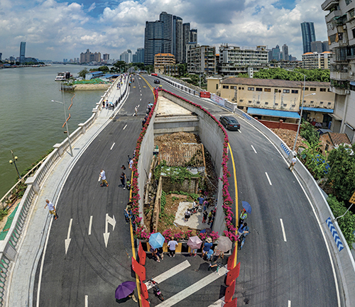 海珠区环岛路建设迎来新篇章，喜讯连连